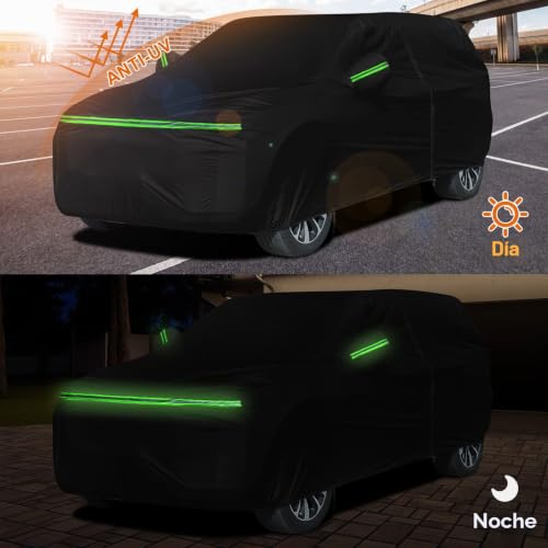 Funda para Coche Exterior Impermeable contra Nieve y Lluvia 4