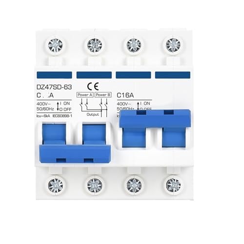 Interruptor de transferencia energia fotovoltaica CA 220V disyuntor enclavamiento