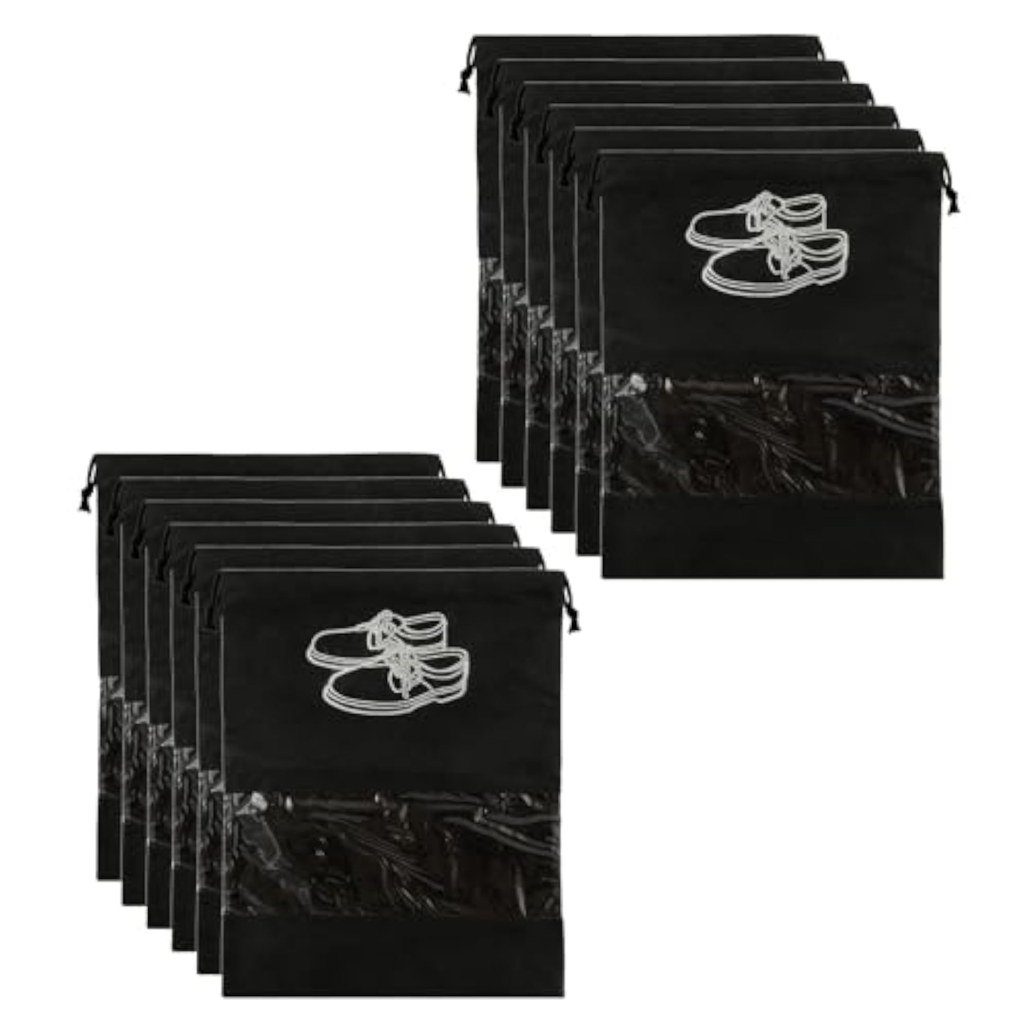Shoe Bag for Travel Organizer, Transparent Pouches