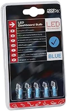 Sumex Ledt5Bl - Lámpara Cuadro 12V Led T5 - Wedge Azul, 5 Unidades