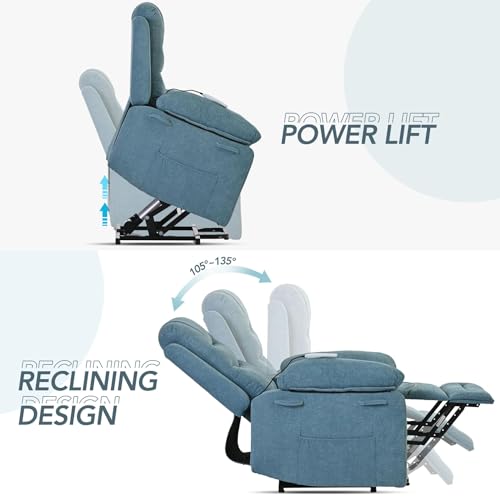 Sillón eléctrico reclinable con soporte y calefacción miniatura 5