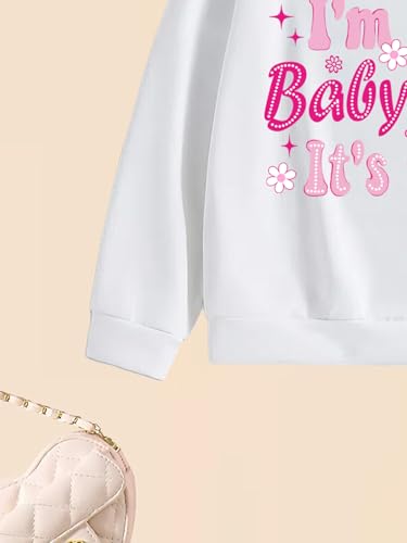 Girl's Letter Graphic Cute Sweatshirts Long Sleeve Crewneck Pullover Tops Fall Outfits4