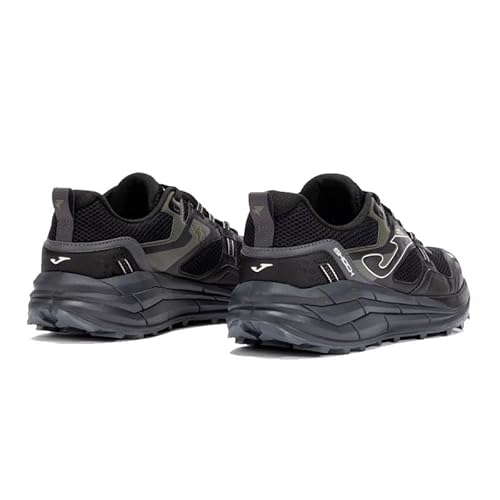 Joma Shock Men 2501 Black Zapatillas de Trail para Hombre TKSHOW2501 (Black, Sistema Tallas Calzado EU, Adulto, Hombre, Números, Mediano, 43) - imagen 5