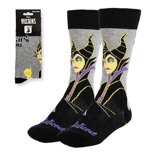 CERDÁ LIFE´S LITTLE MOMENTES | Calcetines Disney Villanas Talla 36/43 Cómodos y Suaves - Calcetines Disney Villanas con Estilo Único y Licencia Oficial | Ya disponible en tu tienda friki favorita! En mundofriki.es!