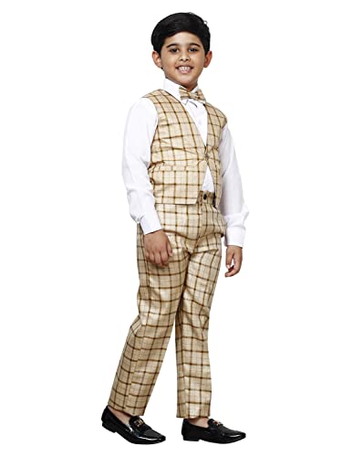 Image of Pro-Ethic Style Developer Boy's Cotton 3 Piece Suit for Boys | Kids Wear Suit Set Coat, Pant, & Shirt (S-124)