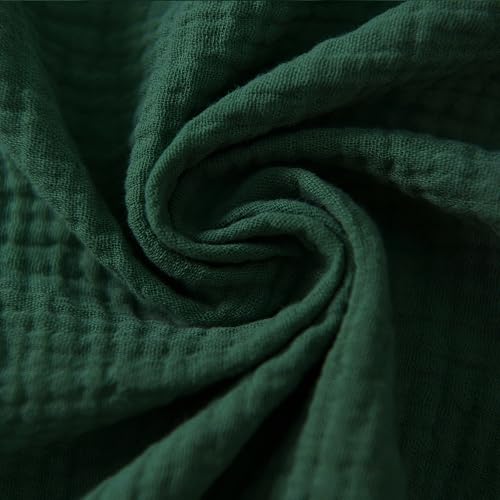 Image of TADO MUSLIN Baby Crib Sheets 2 PCS, 100% Organic Cotton Fitted Crib Sheet for Standard Crib Mattress (52 inchx28 inch), Soft and Breathable for Girl and Boy (Khaki, Green)