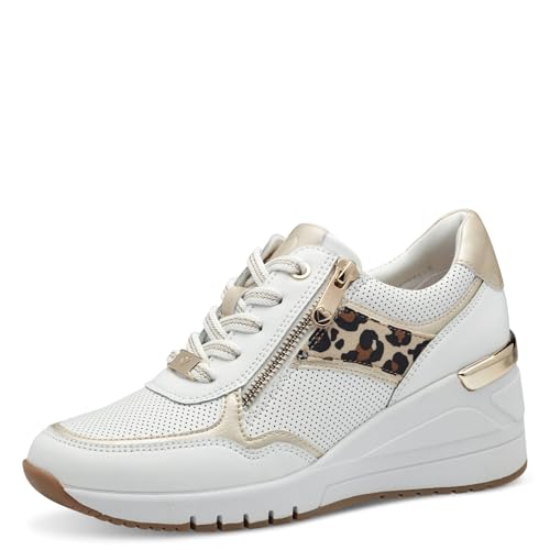 Basket Femme Marco Tozzi 2-23743-42 tennis basses blanches
