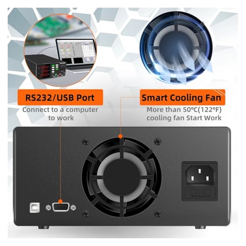Alimentation programmable RS-232 CC avec interface de commande à distance - 4