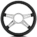 LECARRA STEERING WHEELS Steering Wheel Mark 9 El egante Pol. w/Black Wrap