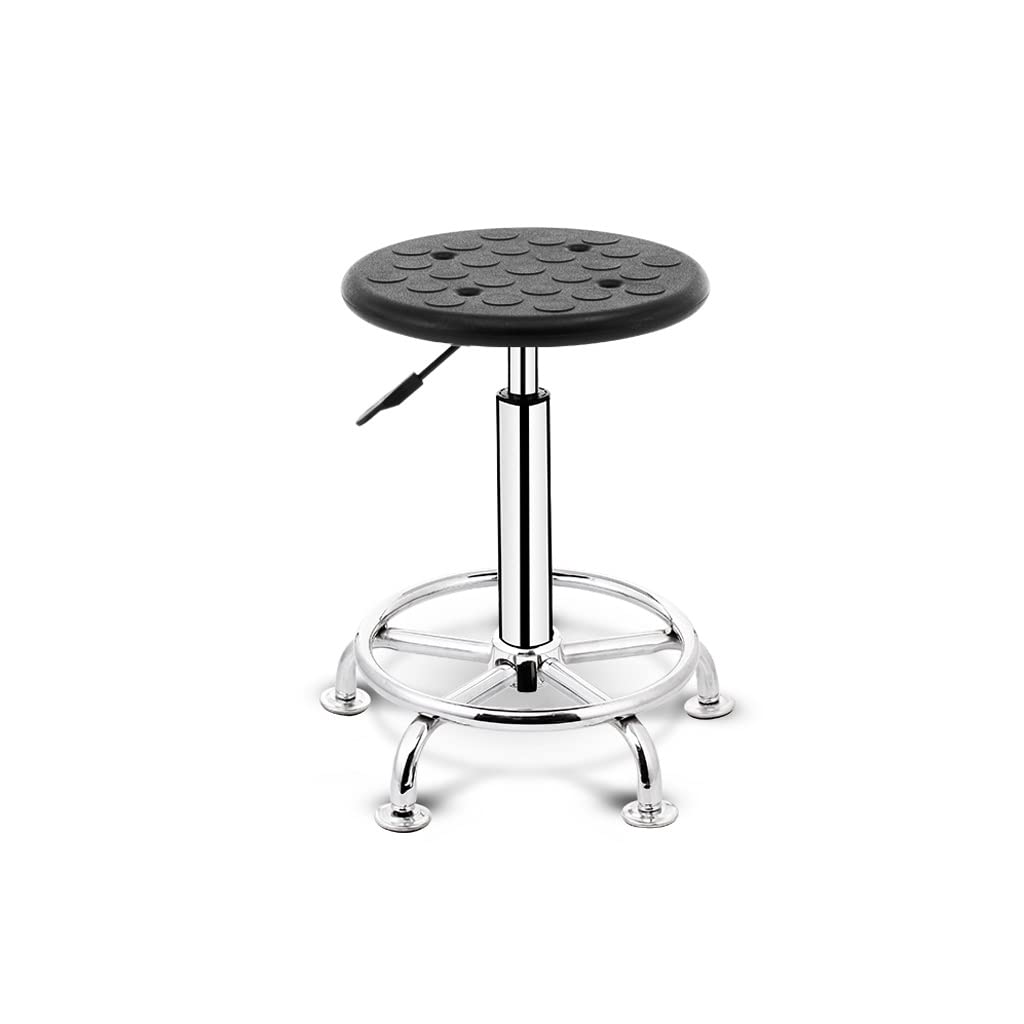 Chaise pivotante réglable avec assise ronde pour salon de beauté