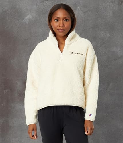 Champion Women's Cozy High Pile Quarter Zip Pullover4