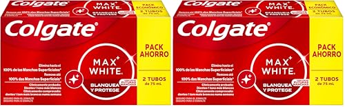 Colgate Max White One Pasta de Dientes, 2 x 75ml (Paquete de 2)