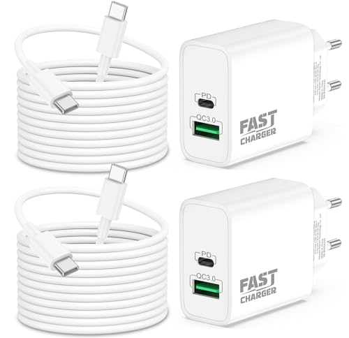 30W Chargeur Rapide Avec USB-C 3M Long Câble Pour IPhone 17/Air/16/16e