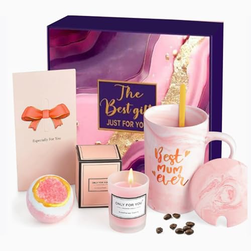 Mothers Day Gifts, Birthday Gifts Hamper Basket for Mum, Birthday...