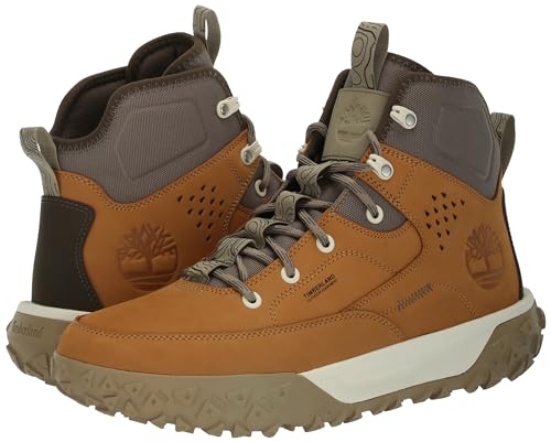 Timberland Greenstride Motion 6 Bota masculina de caminhada com cadarço médio, Marrom, 41