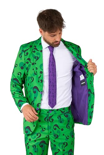 Suitmeister OBAS-0048 Men'S Costume - The Riddler Dc Characters Slim Fit Suit thumb #1