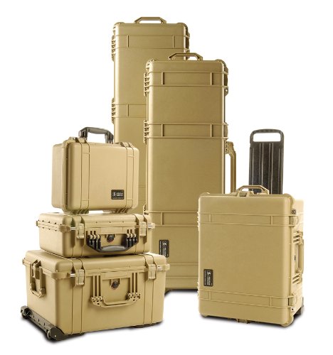 Maleta Pelican 1620 con espuma, color Desert Tan miniatura 4