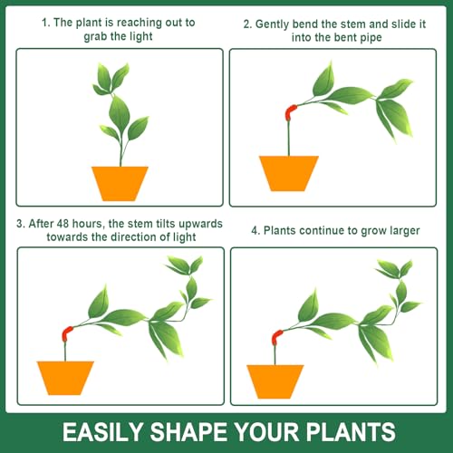 120 Stück Pflanzenbieger, Low Stress Training Clips, Pflanzen Bieger Clips, Plant Training Biege Clips, 90 Grad Pflanzenstützclips, Zum Biegen von Pflanzenstämmen und Ändern der Wuchsrichtung