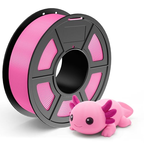 Image of TECBEARS PLA Filament 1.75mm, Neatly Wound 3D Printer Filament, Dimensional Accuracy + /- 0.02 mm, 1Kg Spool(2.2 lbs), Fits for Most FDM 3D Printers, Pink