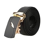 Los hombres extended basic cinturón clásico es adecuado para la mayoría de todas las ocasiones formales, y la vida cotidiana. Hebilla automática es más conveniente ajustar la longitud para añadir confort de su cuerpo.