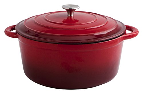 Quid 7664001-Cocotte 28 cm 6L Nozze Benessere Quid, Colore: Rosso, 32 X 32 X 16 cm