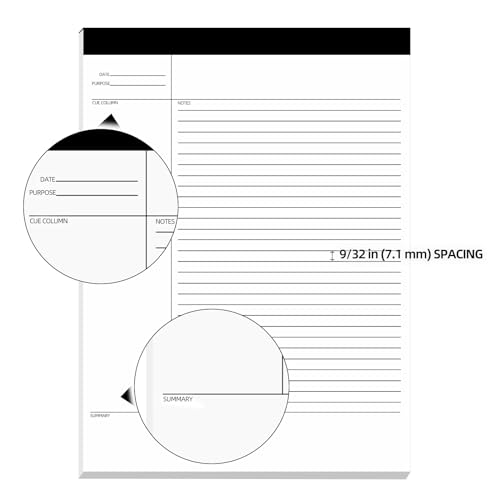 Bloc-notes 21,6 x 27,9 cm à 200 feuilles lignées pour une prise de note fluide - 3