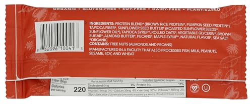 Aloha, Bar Protein Maple Sea Salt Organic, 1.98 Ounce - image 2