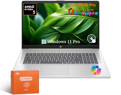 Laptop HP de 17.3 pulgadas con Ryzen 5 y 64 GB RAM miniatura 1