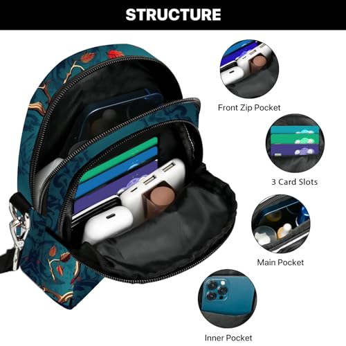 Crossbody Bags for Women Cell Phone Crossbody Bag Lightweight Over Shoulder Handbag Purse with Adjustable Strap4