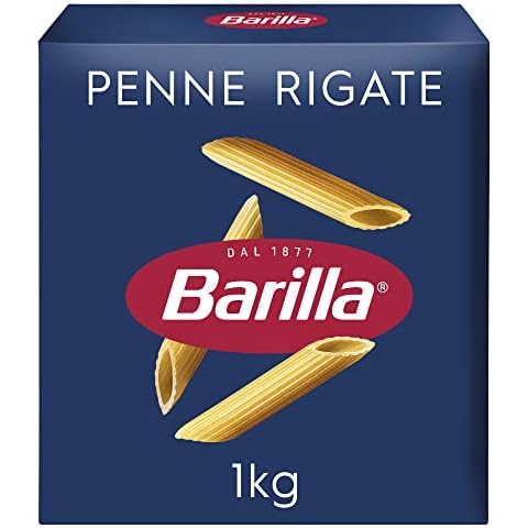 Barilla Pasta Klassische Penne Rigate n.73 aus hochwertigem Hartweizen immer al dente , (1 x 1 kg) 1er Pack Cover