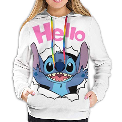 Hdadwy Sweat à Capuche Hello Stitch pour Femmes Cover
