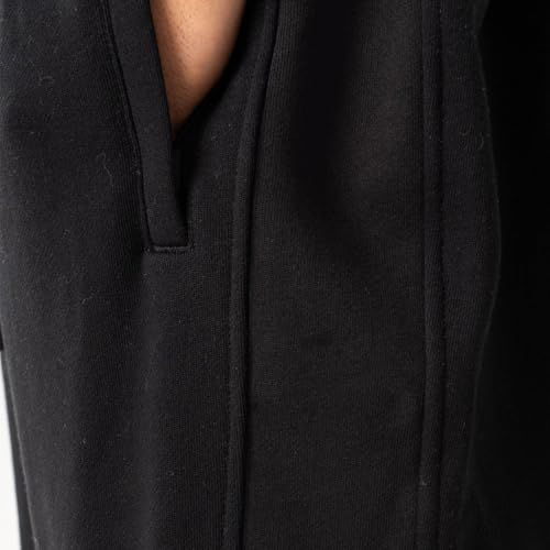 Mens Athletic Fit Casual Pants Classic Drawstring Stretchy Waist Wide Leg Pants Comfy Breathable Outdoor Sweatpants3