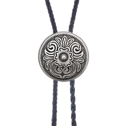 Image of Jeilwiy Bolo Tie for Men, Western Bolero Tie Cowboy Ties Native American Cowgirl Bolo Tie Accessories for Men Women