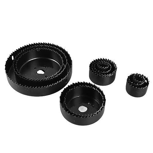 Set de 16 sierras de vaso de acero carbono para madera miniatura 6
