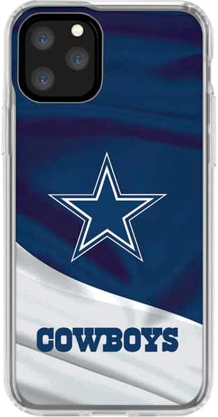 Skinit Clear Phone Case Compatible with iPhone 11 Pro - Officially Licensed NFL Dallas Cowboys Design