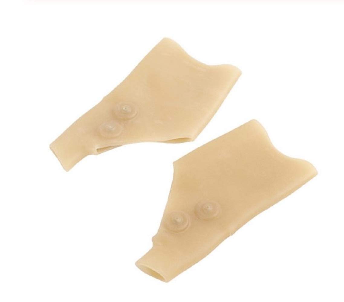 Digital Shoppy Magnetic Therapy Wrist Hand Thumb Support Gloves Silicone Gel Arthritis Pressure Corrector Massage Pain Relief Gloves - 1 Pair 2