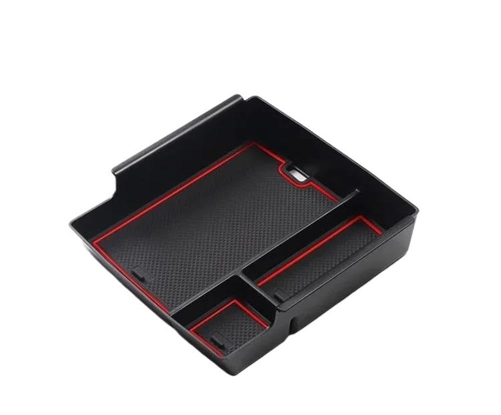 BERTDCX Car Armrest Box Storage Box For Ford Bronco 2024-2025 Car Parts(Red)