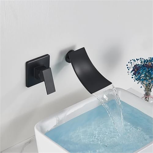 Robinet mitigeur cascade double trou pour remplacer une robinetterie large