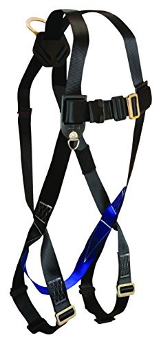 Image of FallTech 7007 FT Basic Full Body Harness with 1 D-Ring and Mating Buckle Leg Straps, Universal Fit