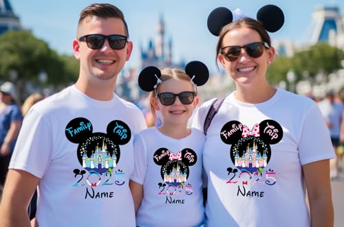 Family Vacation Shirts 2025 Family Matching Shirts Family Trip Essentials Custom Destination Text3
