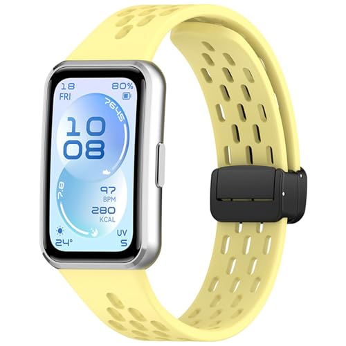 [LICHIFIT] for HUAWEI Band 11/11 Pro�p�o���h �x���g �ւ��o���h �V���R���� �_�炩�� �ʋC�� �ϋv�� �X�|�[�c�o���h �A�N�Z�T���[(�`�[�Y�C�G���[)