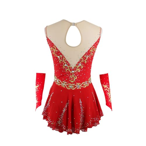 ZAGITOVA Vestido de patinação artística feminino meninas saia patinação no gelo desempenho competiçã