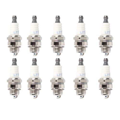 Produktfoto von 10 Stück Zündkerzen Trimmer Universelle Kettensäge Freischneider Ersatz Ersatzzündkerzen-Set für Motorsense und&hellip;