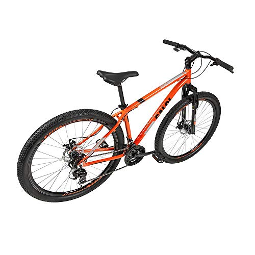 Bicicleta Caloi Two Niner Aloy Laranja | MTB, Suspensão Dianteira e Freios a Disco, Aro 29, Tamanho