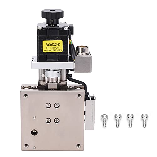 Qotolite Rail Slide Stage, 15μm Accuracy, Aluminum Alloy, 2 Phase Stepping Motor, PI Control, Low Noise and Vibration, Customizable Control, for Accuracy Applications