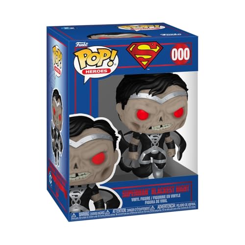 Funko Pop! Heroes: Shield Through The Ages - Superman Blackest Night - DC Comics - Collectable Vinyl Figure - Gift Idea - Official Merchandise - Toys for Kids & Adults - DC Comics Fans