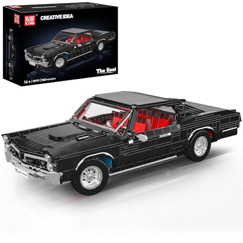 Voiture muscle classique Mould King 10199 maquette de collection réaliste de style américain