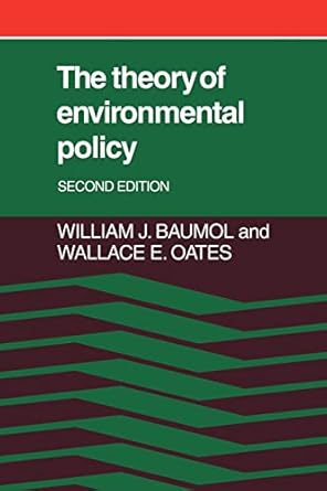 The Theory of Environmental Policy