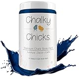 Chalk Finish Paint - Furniture & Cabinet Paint (32 oz, DC Blue)