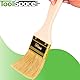 ToolSpace Pinselset Flachpinsel Set 24er Borstenpinsel 50 mm Flachpinsel-Set Naturborsten Pinsel Holz Griff Lackierpinsel Malerpinsel Lasurpinsel Streichen Wänden Malerbedarf Wandfarbe Streichpinsel